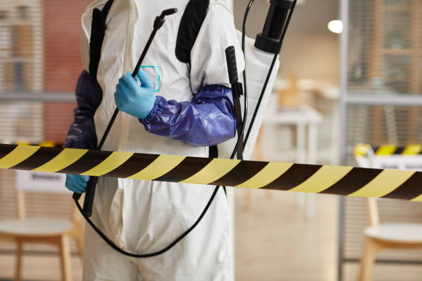 Professional Blood Cleanup technician working in Sweeny, TX